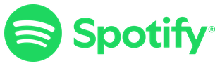 Spotify logo—green circle with black soundwave icon and the word Spotify